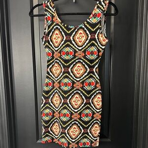 Windsor Multicolor Geometric Mini Dress